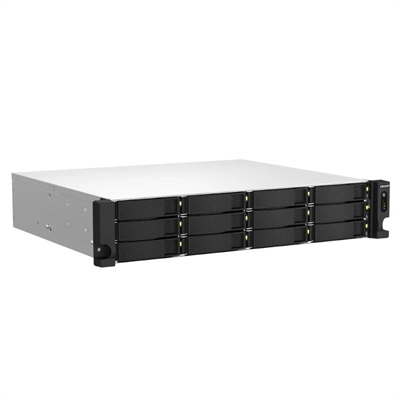 QNAP TS 1264U RP 8G NAS 12XHDD Bay 2x25GbE